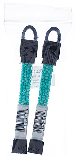 Czech Seed Beads Approx 24g Vial 6/0 - Green Shades