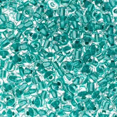 Czech Seed Beads Approx 24g Vial 6/0 - Green Shades