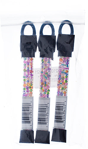 Czech Seed Beads Approx 24g Vial 6/0 - Pink Shades