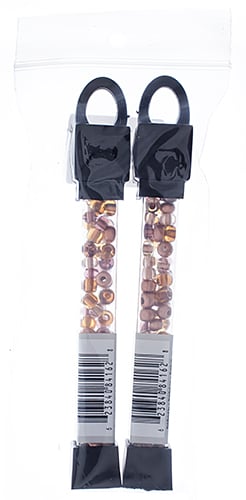 Czech Seed Beads Approx 24g Vial 2/0 - Brown Shades