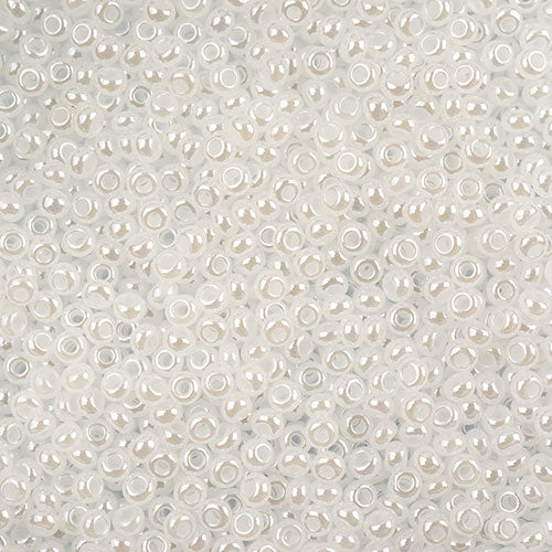 Czech Seed Beads Approx 24g Vial 10/0 - White Shades