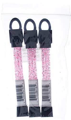 Czech Seed Beads Approx 24g Vial 6/0 - Pink Shades