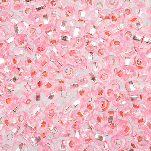 Czech Seed Beads Approx 24g Vial 6/0 - Pink Shades
