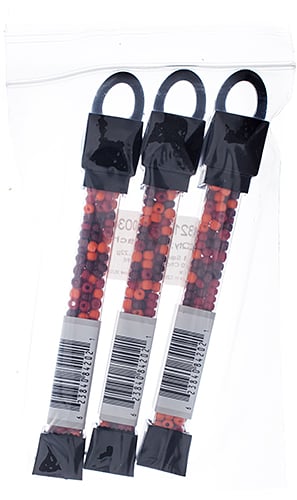 Czech Seed Beads Approx 24g Vial 6/0 - Brown Shades