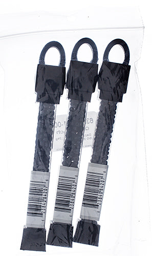 Czech Seed Beads Approx 24g Vial 6/0 - Black/White Shades