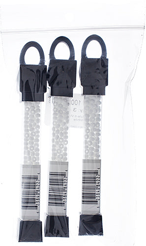 Czech Seed Beads Approx 24g Vial 6/0 - Black/White Shades