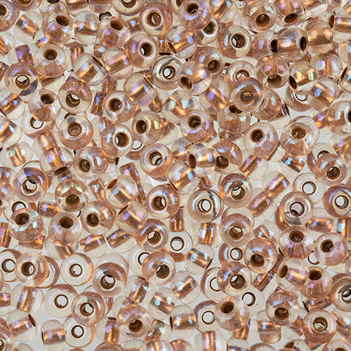 Czech Seed Beads Approx 24g Vial 6/0 - Brown Shades