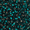 Czech Seed Beads Approx 24g Vial 6/0 - Green Shades