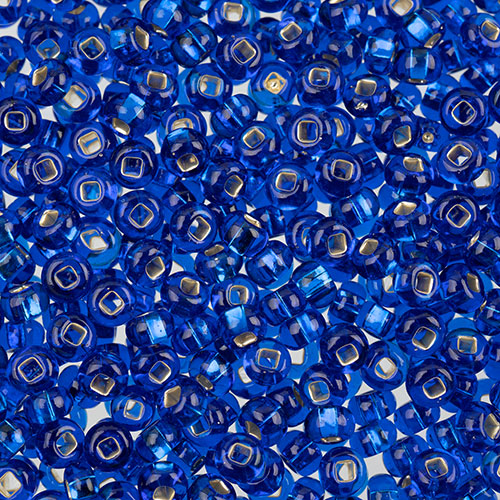 Czech Seed Beads Approx 24g Vial 6/0 - Blue Shades