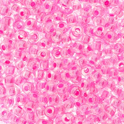 Czech Seed Beads Approx 24g Vial 6/0 - Pink Shades