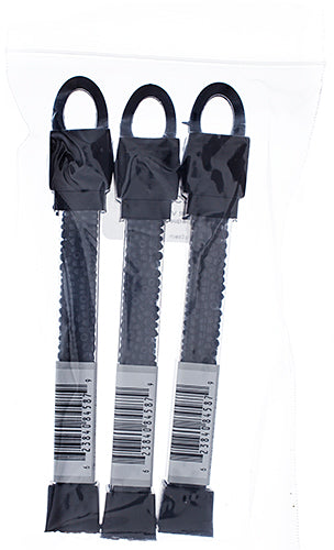 Czech Seed Beads Approx 24g Vial 8/0 - Black/White Shades