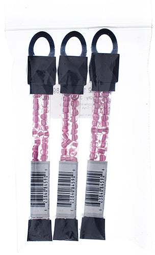 Czech Seed Beads Approx 24g Vial 2/0 - Red/Pink Shades