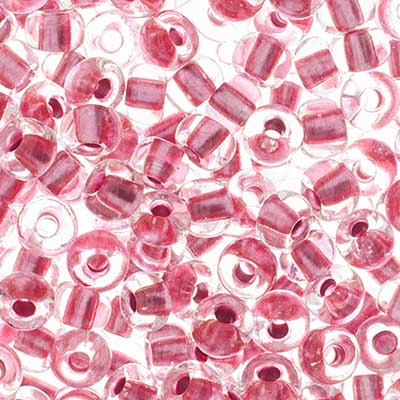 Czech Seed Beads Approx 24g Vial 2/0 - Red/Pink Shades