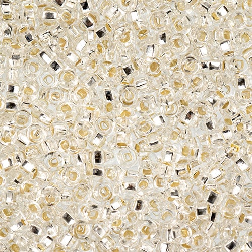 Czech Seed Beads Approx 24g Vial 8/0 - Black/White Shades