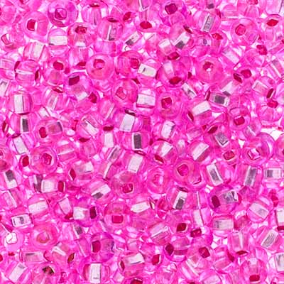 Czech Seed Beads Approx 24g Vial 6/0 - Pink Shades