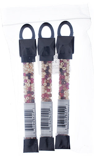 Czech Seed Beads Approx 24g Vial 6/0 - Brown Shades