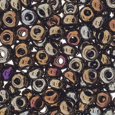 Czech Seed Beads Approx 24g Vial 2/0 - Brown Shades