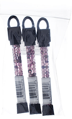 Czech Seed Beads Approx 24g Vial 2/0 - Purple Shades