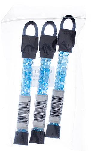 Czech Seed Beads Approx 24g Vial 2/0 - Blue Shades
