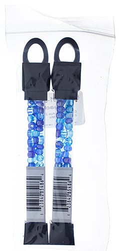 Czech Seed Beads Approx 24g Vial 2/0 - Blue Shades