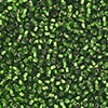 Czech Seed Beads Approx 24g Vial 10/0 - Green Shades