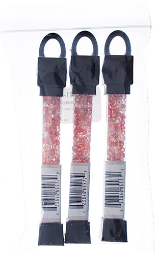 Czech Seed Beads Approx 24g Vial 6/0 - Pink Shades