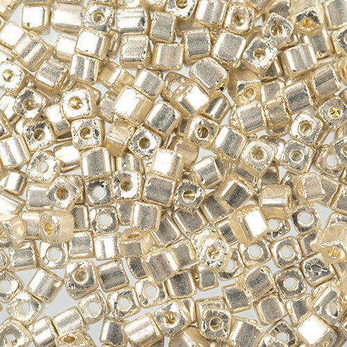 Czech Seed Beads Geometric Cube apx 24g Vial