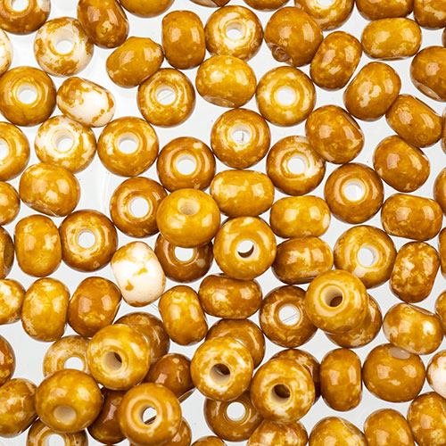 Czech Seed Beads Approx 24g Vial 2/0 - Brown Shades