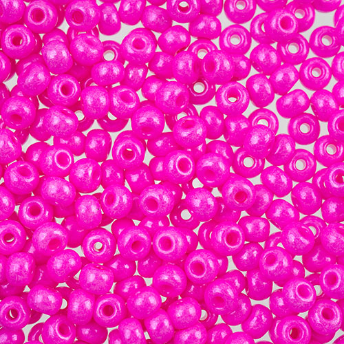 Czech Seed Beads Approx 24g Vial 6/0 - Pink Shades
