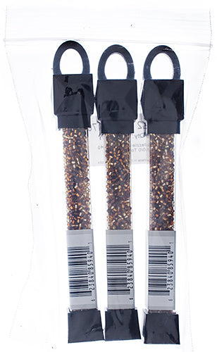 Czech Seed Beads Approx 24g Vial 10/0 - Brown Shades
