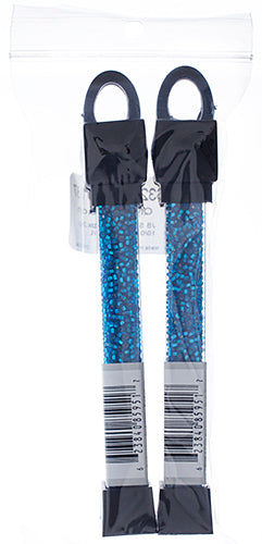 Czech Seed Beads Approx 24g Vial 10/0 - Blue Shades