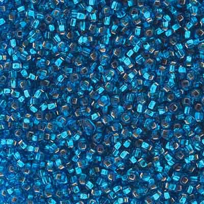 Czech Seed Beads Approx 24g Vial 10/0 - Blue Shades