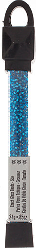 Czech Seed Beads Approx 24g Vial 10/0 - Blue Shades