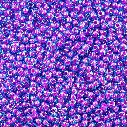 Czech Seed Beads Approx 24g Vial 10/0 - Purple Shades