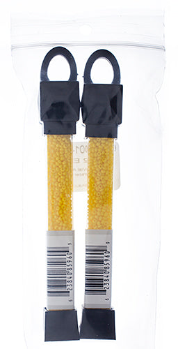 Czech Seed Beads Approx 24g Vial 10/0 - Yellow/Orange Shades