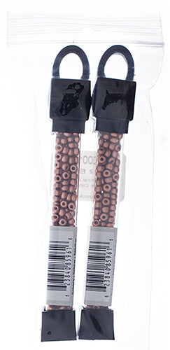 Czech Seed Beads Approx 24g Vial 6/0 - Brown Shades