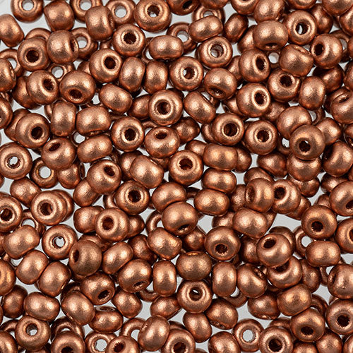 Czech Seed Beads Approx 24g Vial 6/0 - Brown Shades
