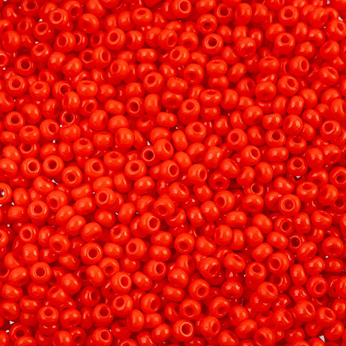 Czech Seed Beads Approx 24g Vial 10/0 - Red Shades