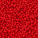 Czech Seed Beads Approx 24g Vial 10/0 - Red Shades