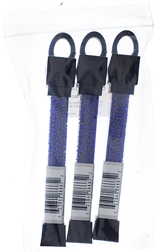 Czech Seed Beads Approx 24g Vial 10/0 - Blue Shades