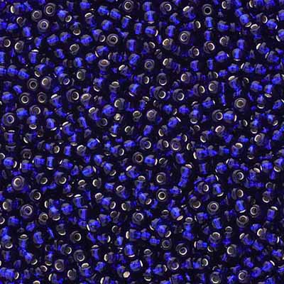 Czech Seed Beads Approx 24g Vial 10/0 - Blue Shades