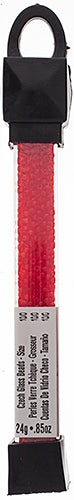 Czech Seed Beads Approx 24g Vial 10/0 - Red Shades
