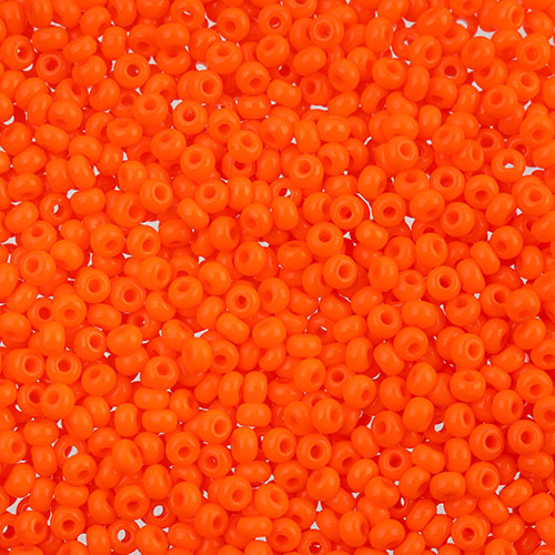 Czech Seed Beads Approx 24g Vial 10/0 - Yellow/Orange Shades