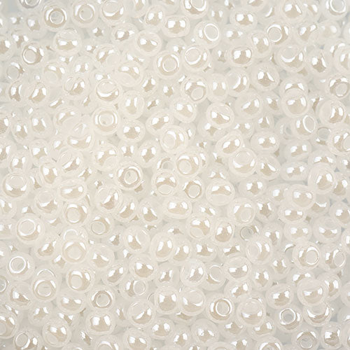 Czech Seed Beads Approx 24g Vial 8/0 - Black/White Shades