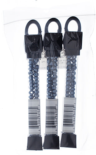 Czech Seed Beads Approx 24g Vial 2/0 - White/Black Shades