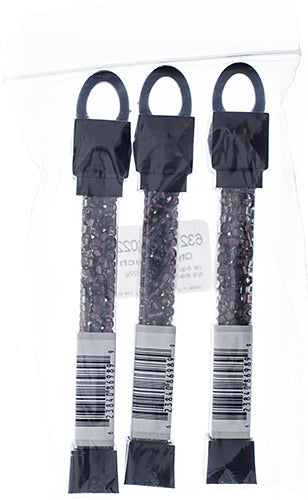 Czech Seed Beads Approx 24g Vial 6/0 - Black/White Shades