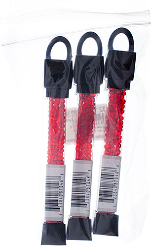 Czech Seed Beads Approx 24g Vial 6/0 - Red Shades