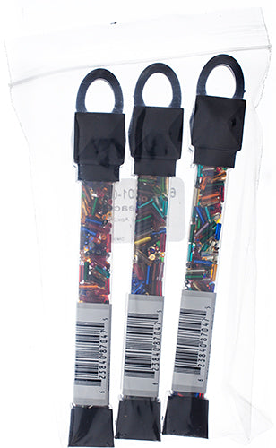 Czech Bugle Seed Beads apx 19g Vial #3 