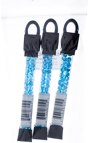 Czech Seed Beads Approx 24g Vial 2/0 - Blue Shades