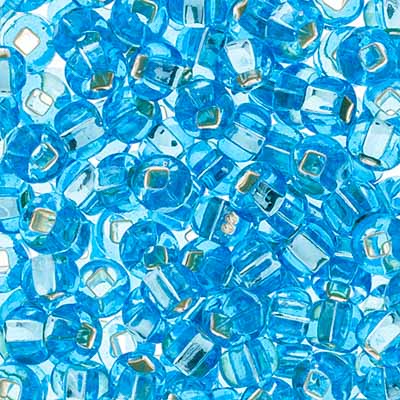 Czech Seed Beads Approx 24g Vial 2/0 - Blue Shades